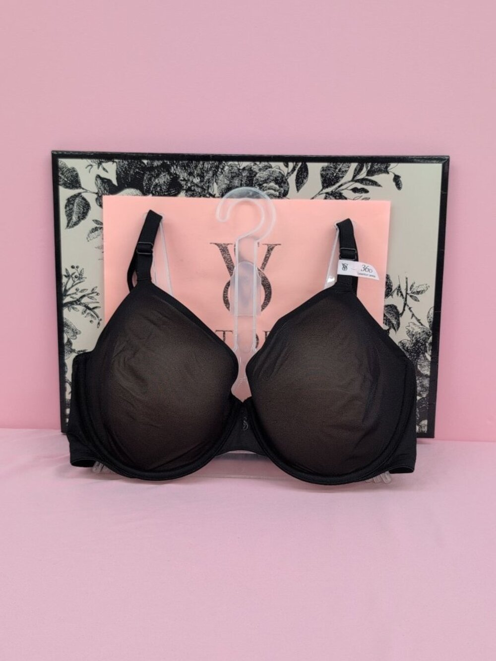 Victoria Secret Very Sexy Angelight Full Coverage Spacer Bra 36D Black